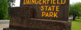 Daingerfield State Park sign