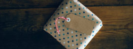 A wrapped gift.